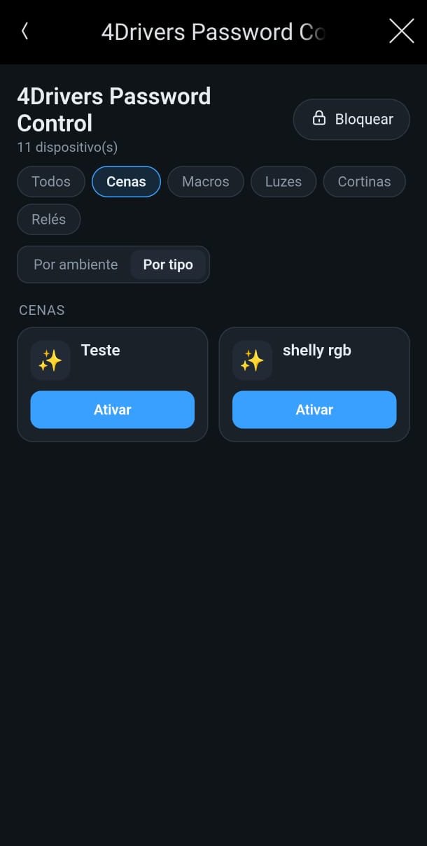 Scenes (type filter)